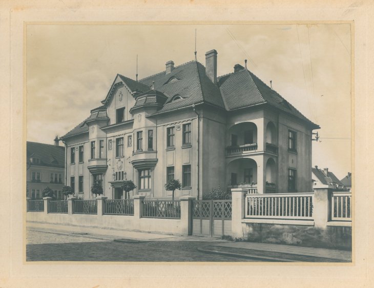 Dom dla pracowników Wspólnoty Czeskich Spółdzielni Gospodarczych. Źródło: Archiwum Państwowe w Opawie, inv. č. 123