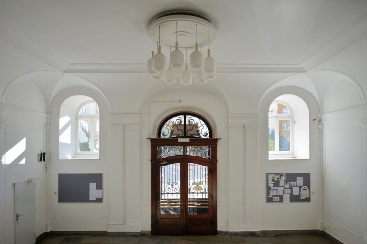 Zemské finanční ředitelství pro Slezsko, nyní objekt Fakulty veřejných politik Slezské univerzity v Opavě. Foto: Roman Polášek. Rok: 2014