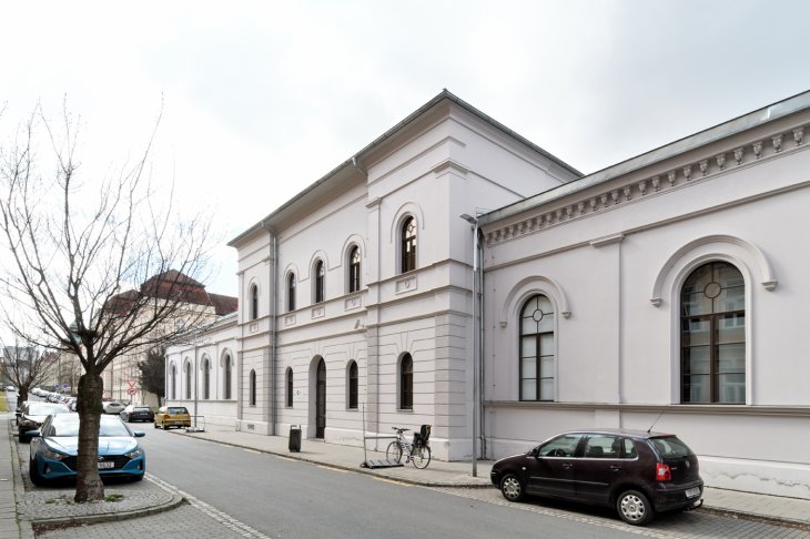 Městská tělocvična, nyní objekt Slezské univerzity  . Foto: Roman Polášek. Rok: 2025